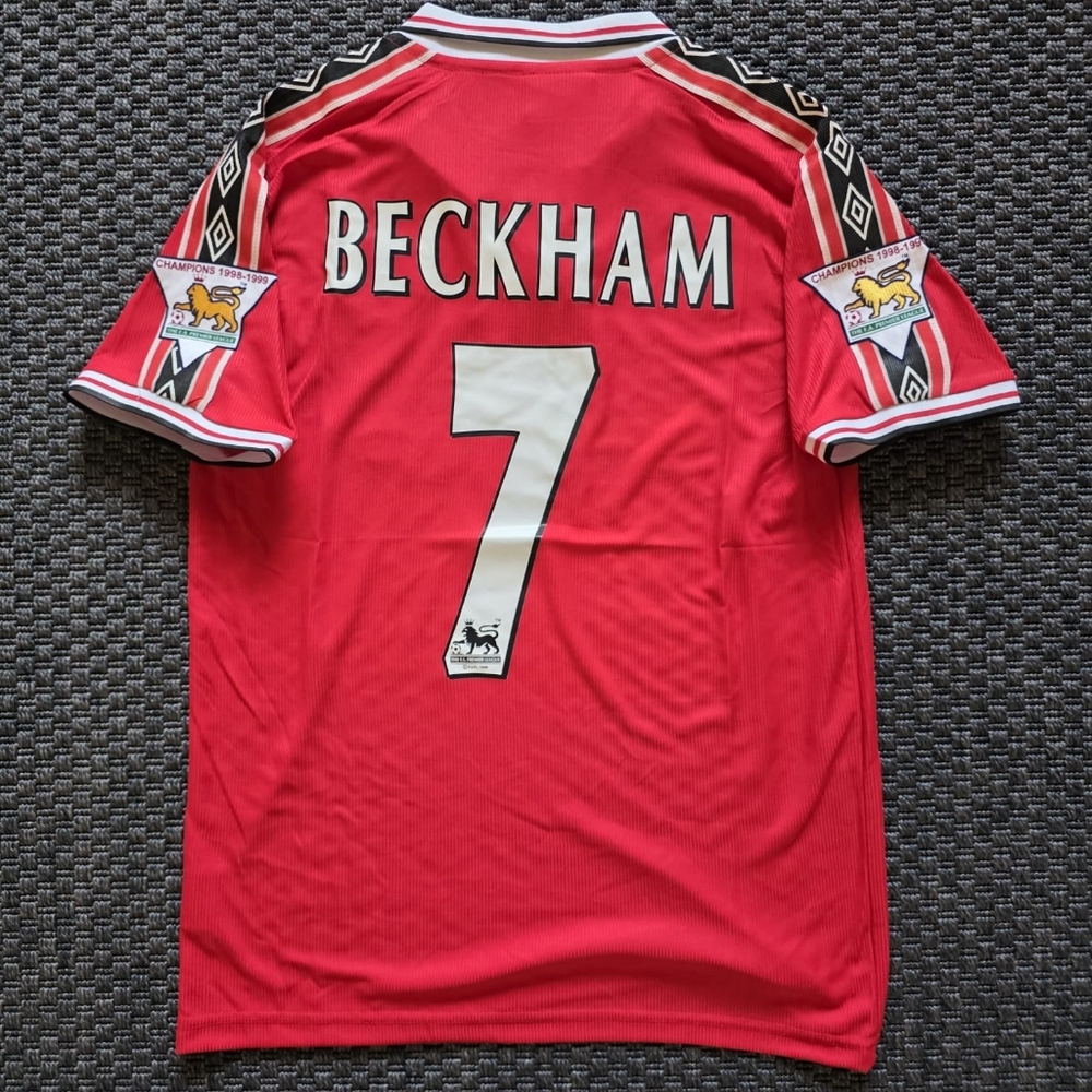 Manchester United Home Beckham 7 Retro 1998